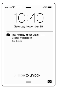 Tyranny of the Clock